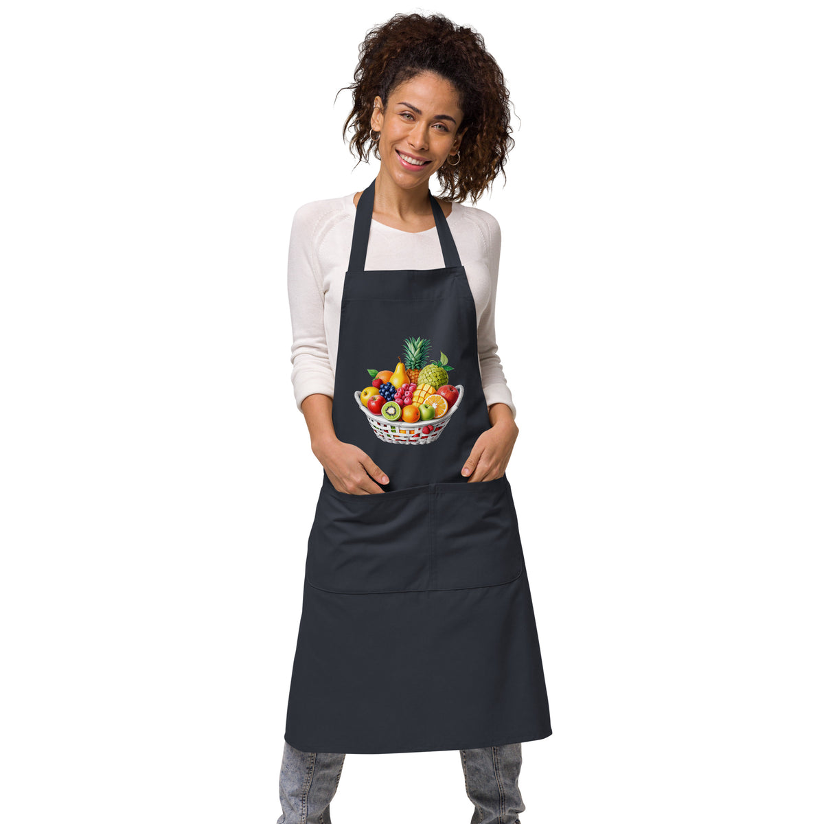 Fruit Basket Organic Cotton Apron