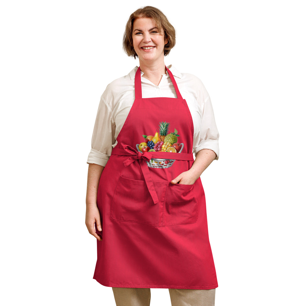 Fruit Basket Organic Cotton Apron