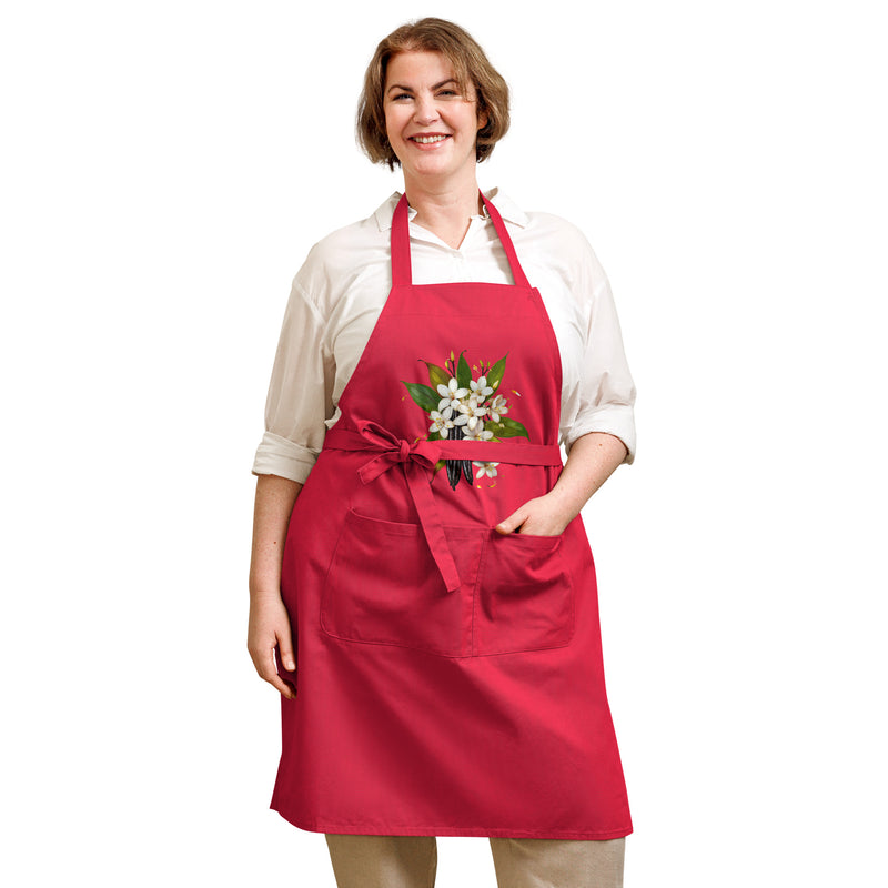 Vanilla Bouquet Organic Cotton Apron