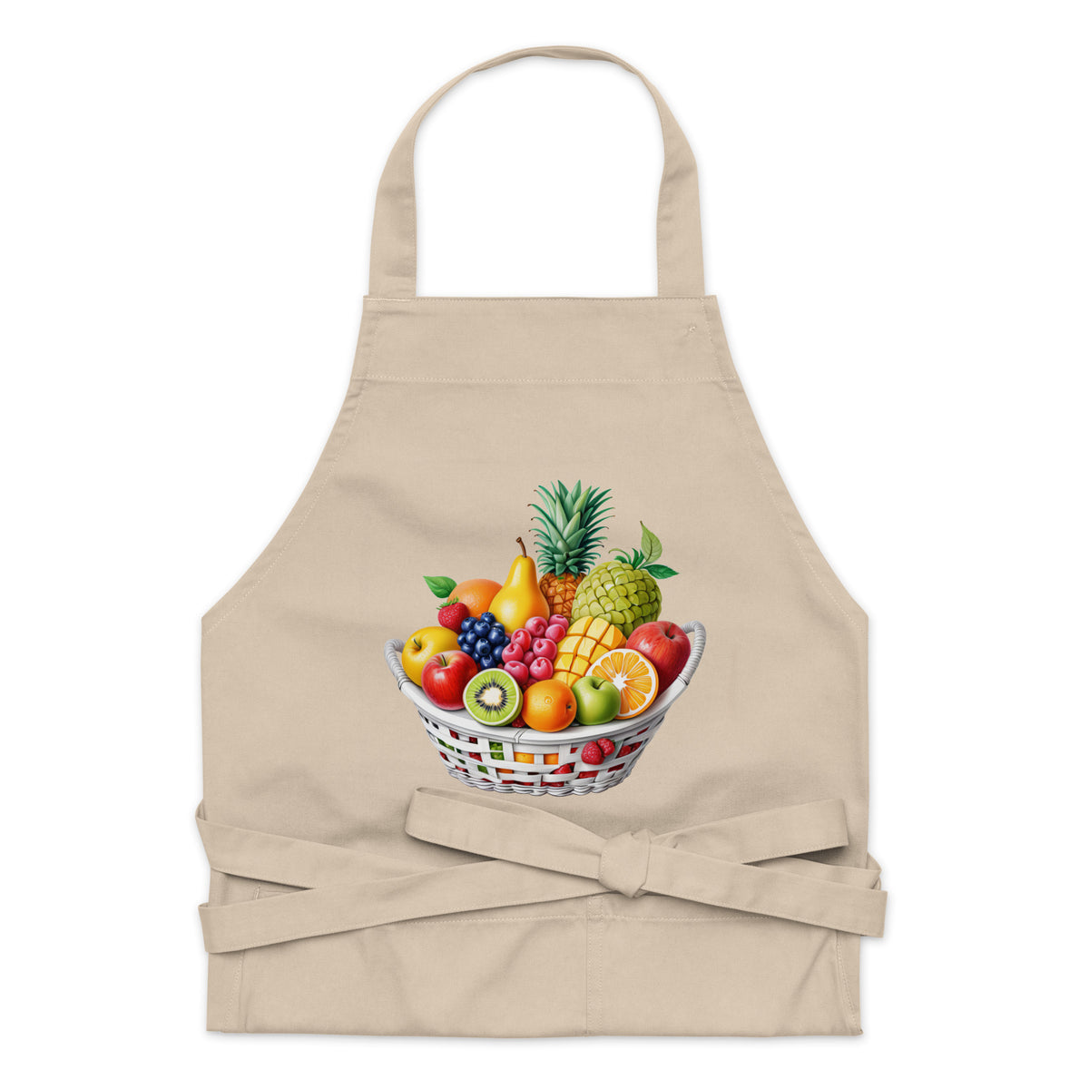 Fruit Basket Organic Cotton Apron