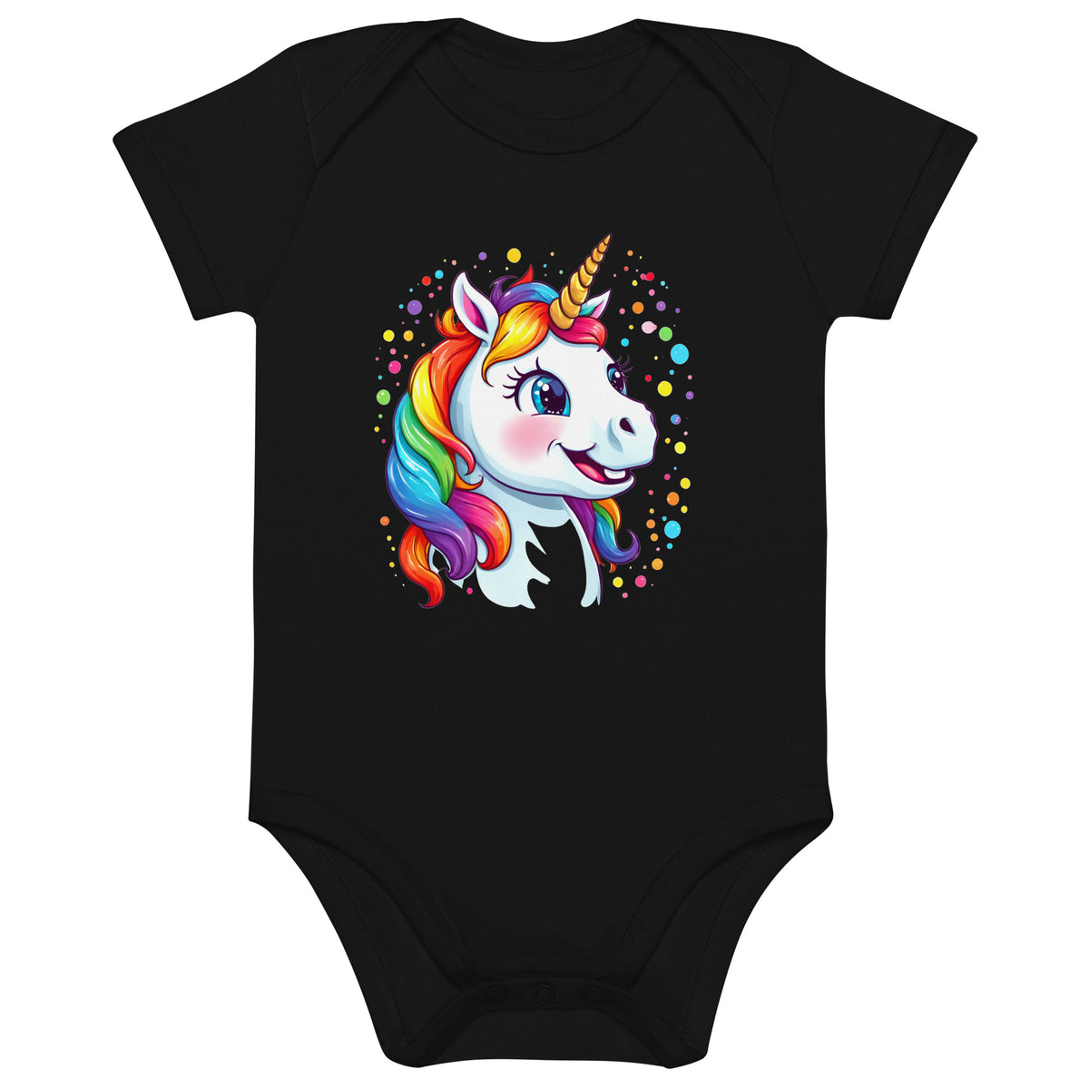 Unicorn Organic Cotton Baby Bodysuit