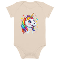 Body Bébé Licorne en Coton Bio