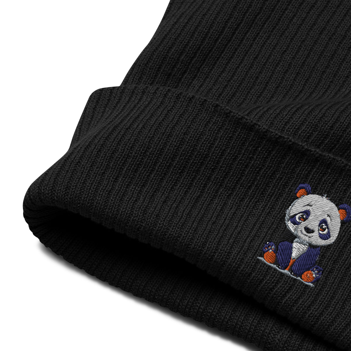 Bonnet Panda en coton biologique