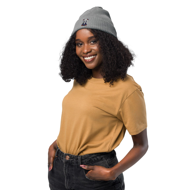 Panda Organic Cotton Beanie