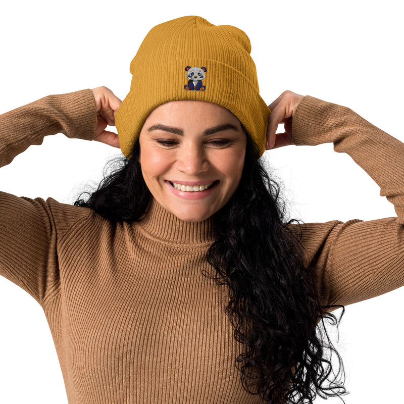 Panda Organic Cotton Beanie