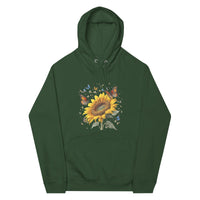 Butterfly Flower Organic Cotton Hoodie