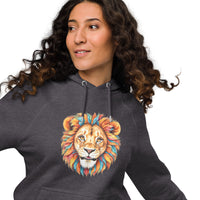 Sweat à capuche en coton biologique Blue Lion