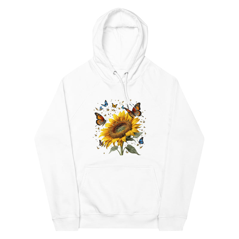 Butterfly Flower Organic Cotton Hoodie