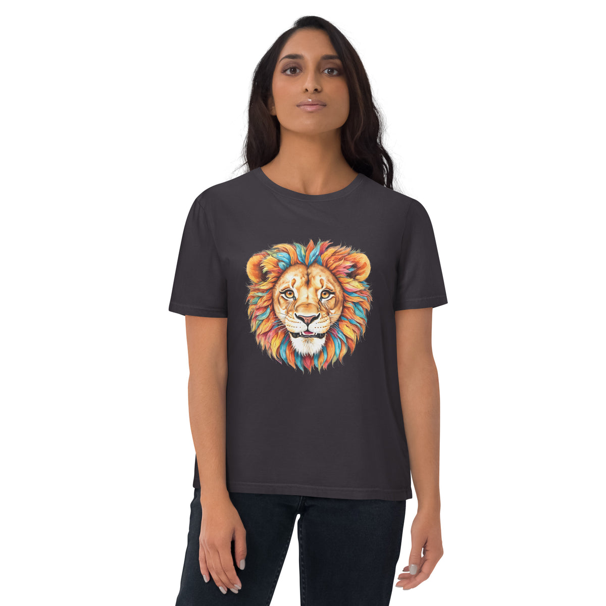 T-shirt régulier en coton biologique Blue Lion