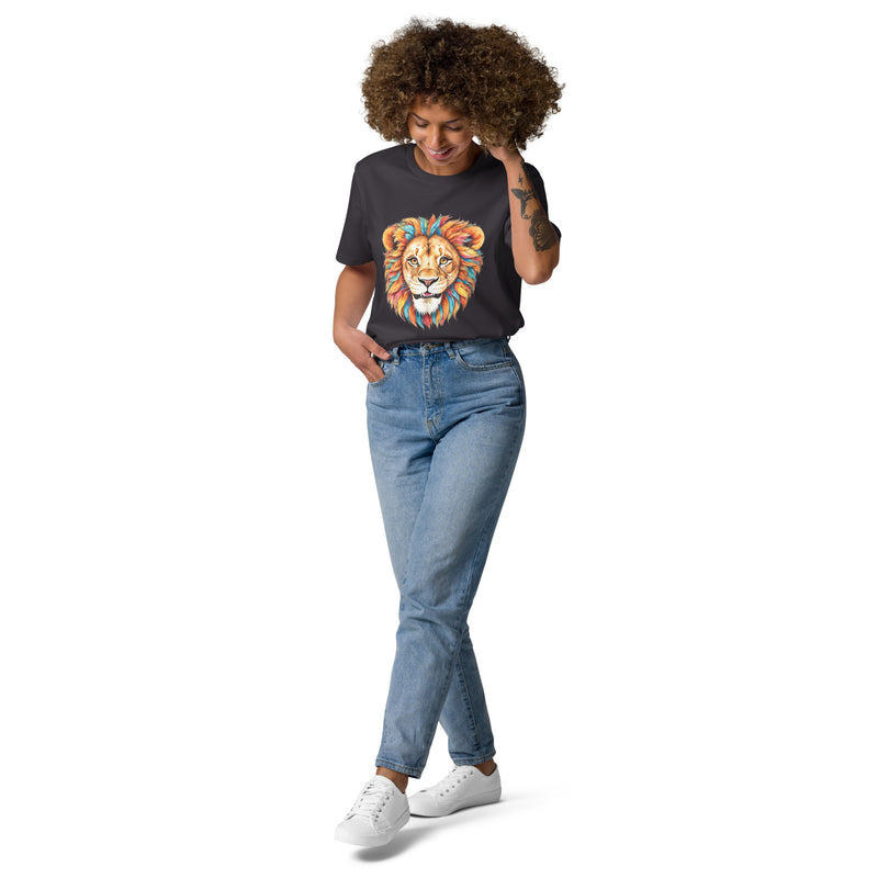 T-shirt régulier en coton biologique Blue Lion