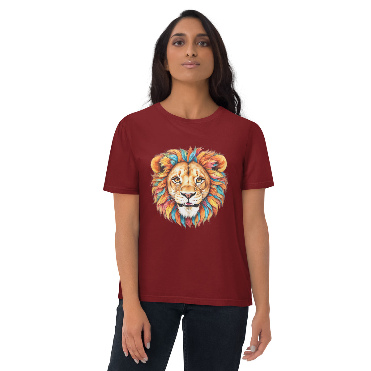 Blue Lion – Normales T-Shirt aus Bio-Baumwolle