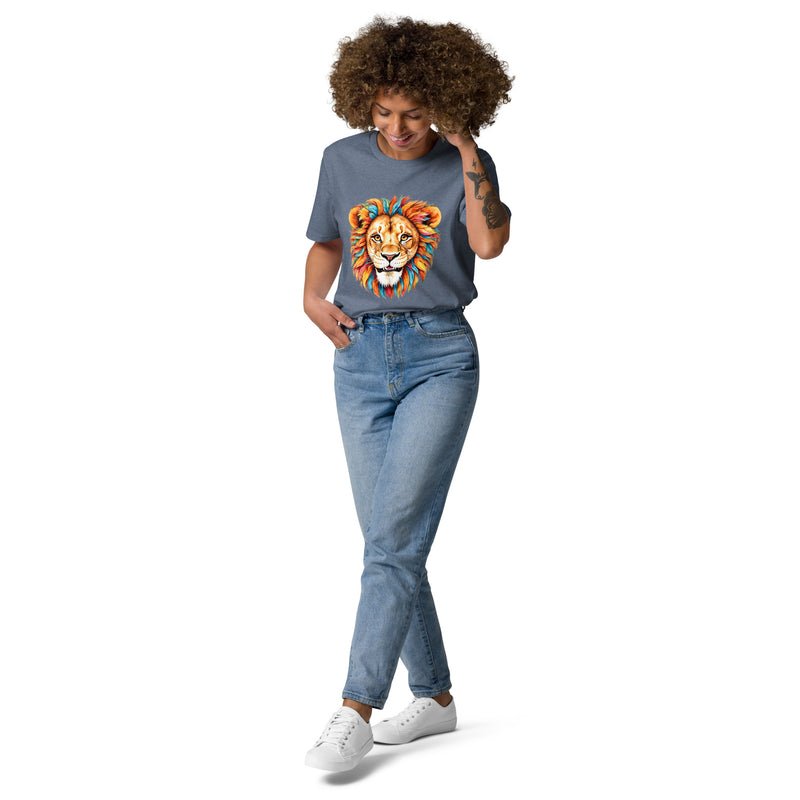 T-shirt régulier en coton biologique Blue Lion