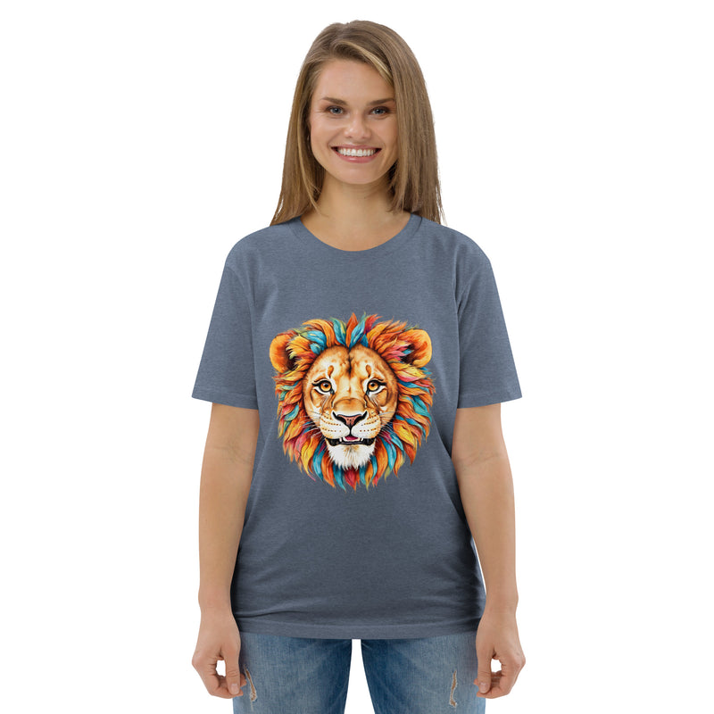 T-shirt régulier en coton biologique Blue Lion