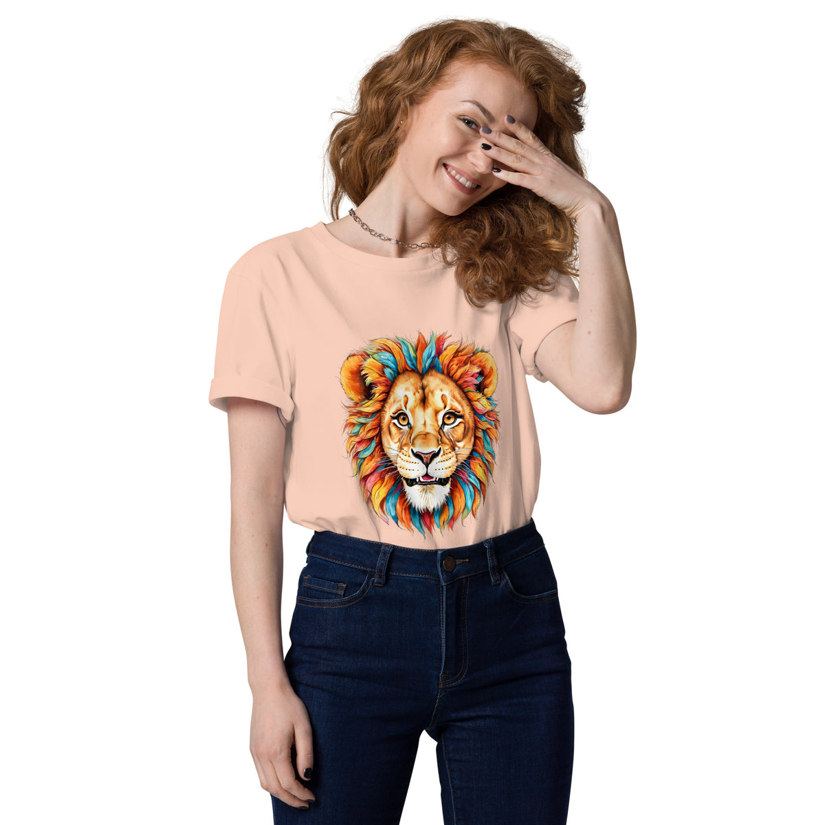 Blue Lion – Normales T-Shirt aus Bio-Baumwolle