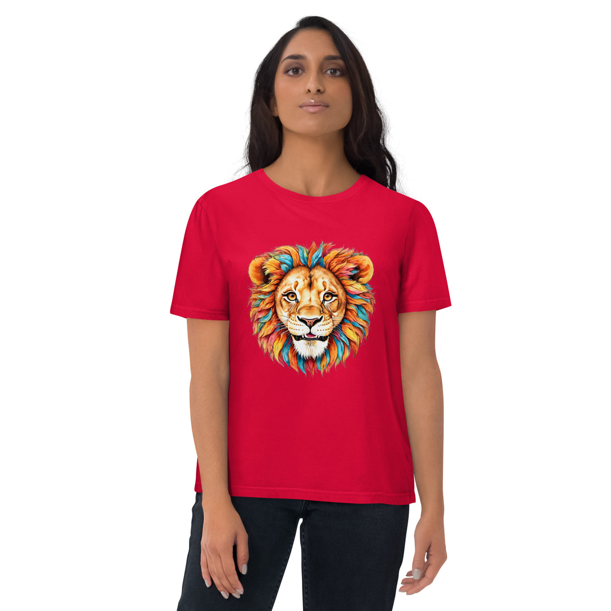 T-shirt régulier en coton biologique Blue Lion