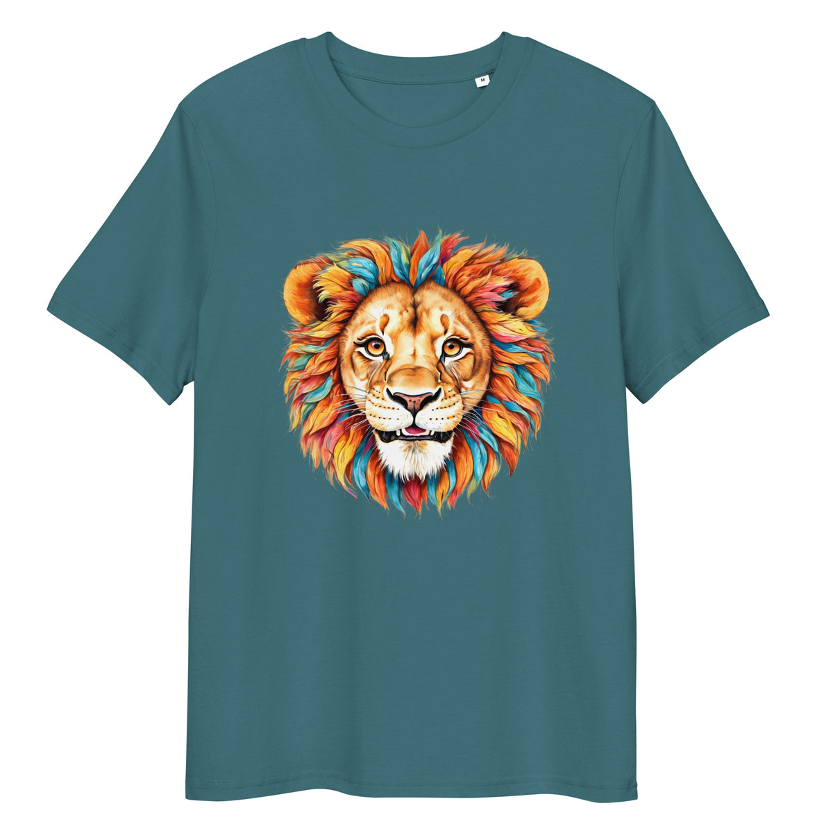 T-shirt régulier en coton biologique Blue Lion