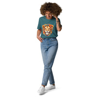 T-shirt régulier en coton biologique Blue Lion