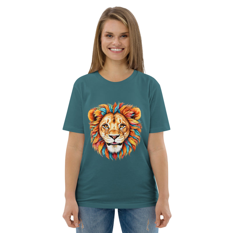 T-shirt régulier en coton biologique Blue Lion