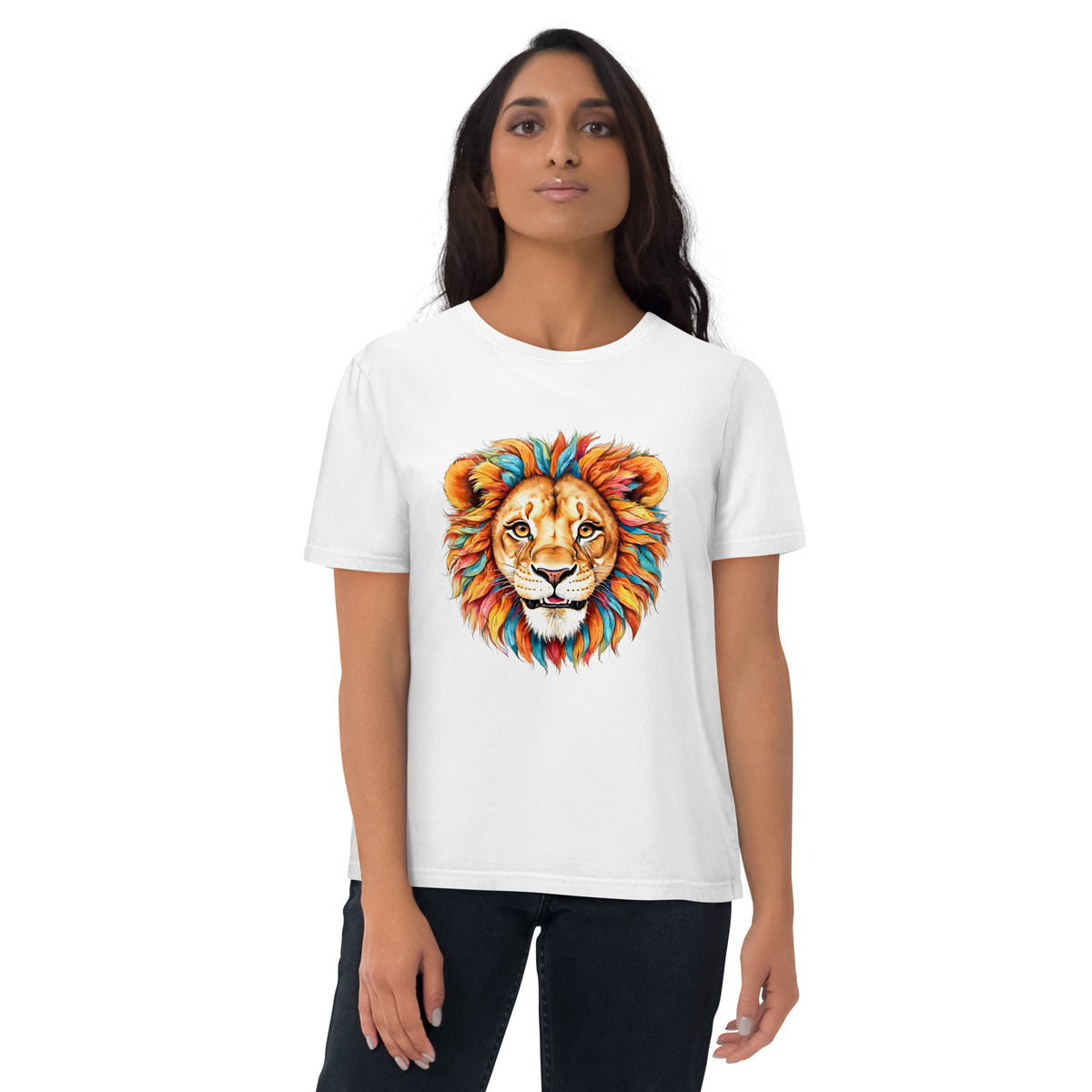 T-shirt régulier en coton biologique Blue Lion