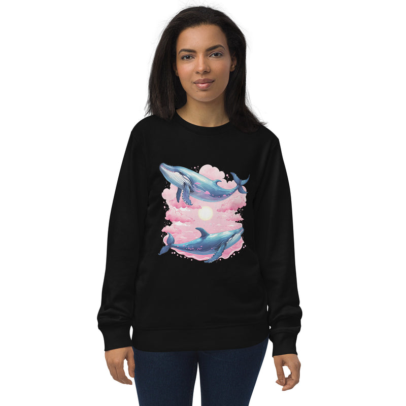 Sweat Couple Baleine En Coton Bio