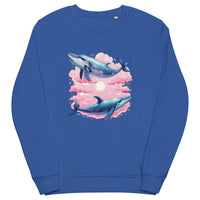 Whale Couple Organic Cotton Sweatshirt